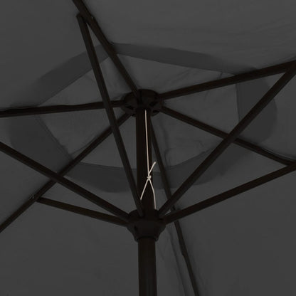 Parasol Met Metalen Paal 300 Cm Antraciet