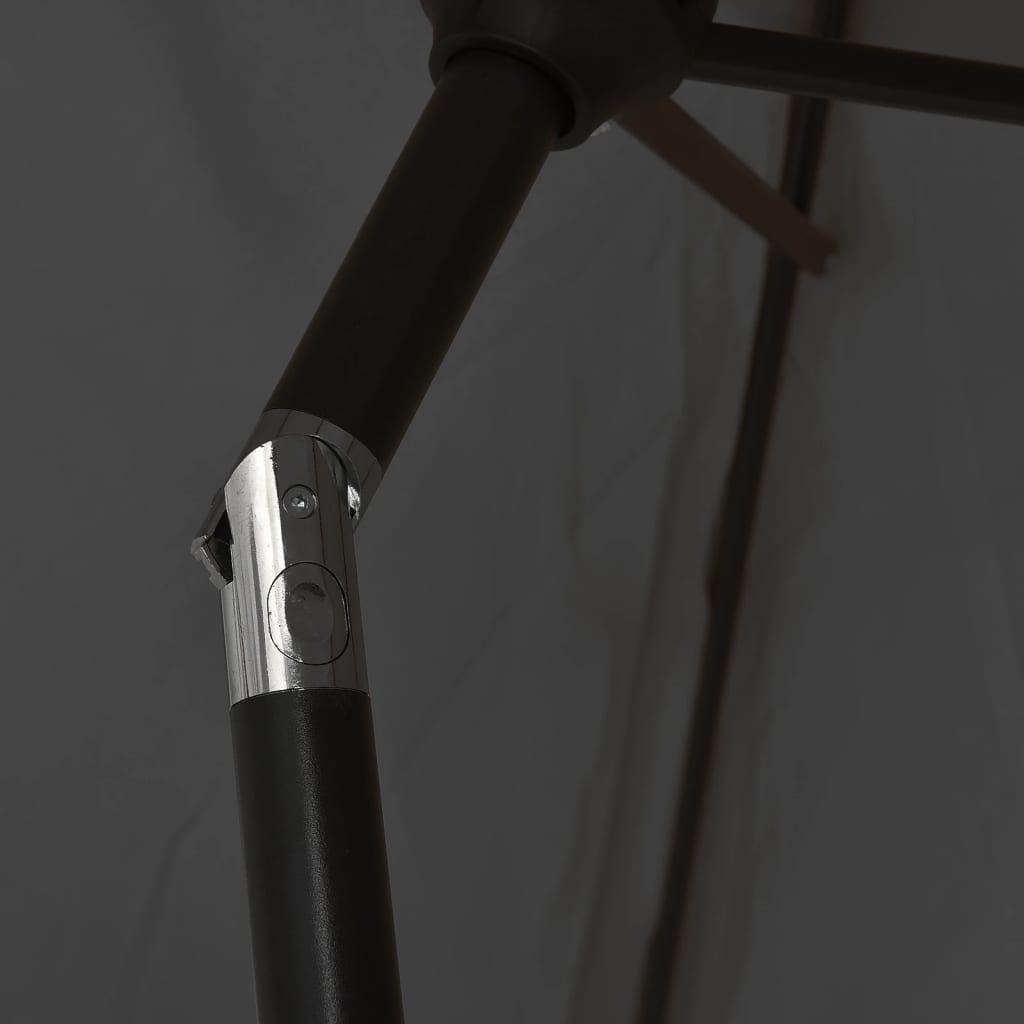 Parasol Met Metalen Paal 300 Cm Antraciet