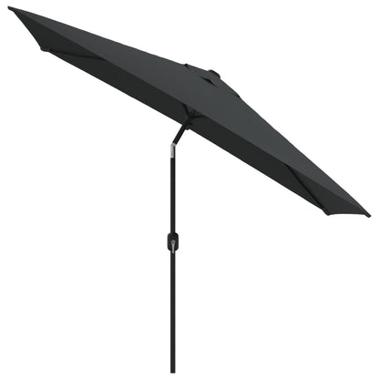 Parasol Met Metalen Paal 300X200 Cm Antraciet