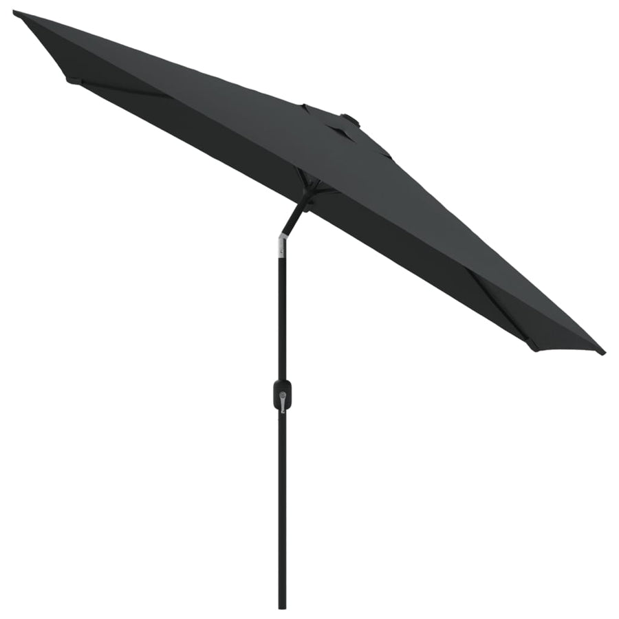 Parasol Met Metalen Paal 300X200 Cm Antraciet