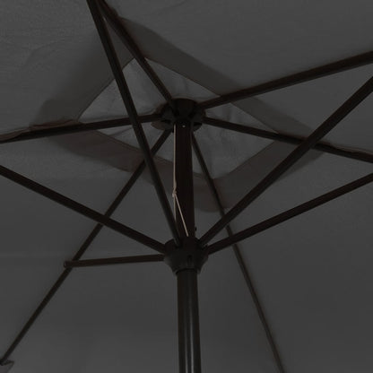 Parasol Met Metalen Paal 300X200 Cm Antraciet