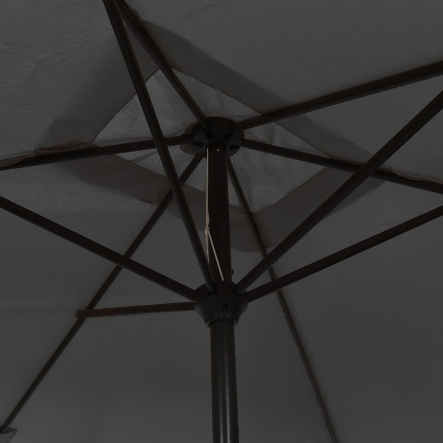 Parasol Met Metalen Paal 300X200 Cm Antraciet
