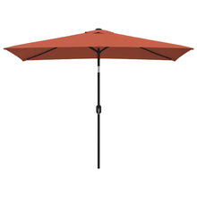 Parasol Met Metalen Paal 300X200 Cm Terracotta
