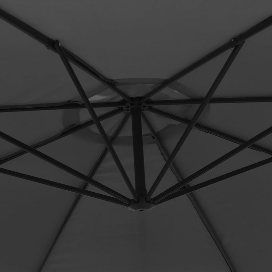 Zweefparasol Met Aluminium Paal 350 Cm Antraciet