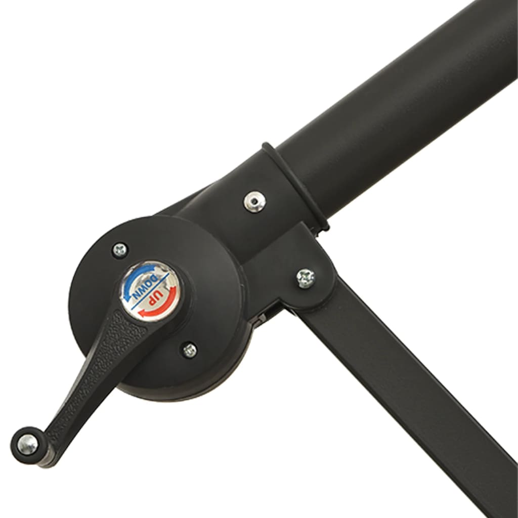 Zweefparasol Met Aluminium Paal 350 Cm Taupe