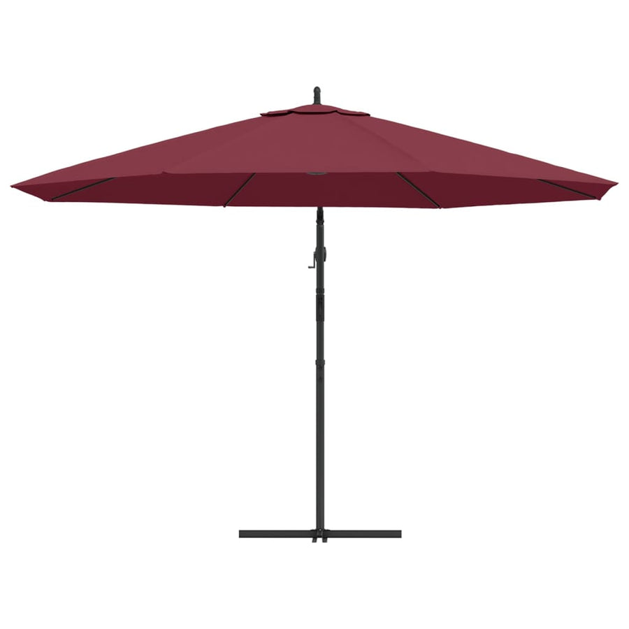 Zweefparasol Met Aluminium Paal 350 Cm Bordeauxrood