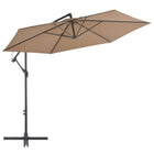 Zweefparasol Met Aluminium Paal 300 Cm Taupe