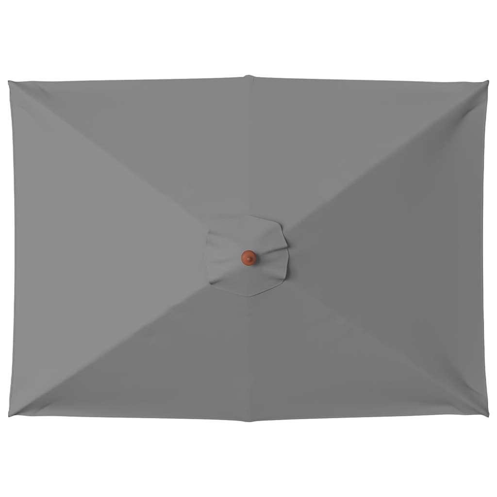 Parasol met houten paal 150x200 cm antraciet