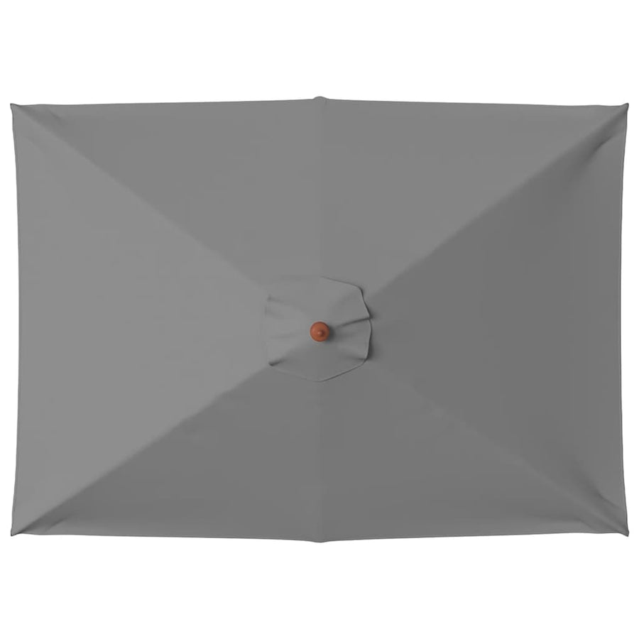 Parasol met houten paal 150x200 cm antraciet