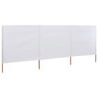 Windbreak 3-panel 400x120 cm fabric white