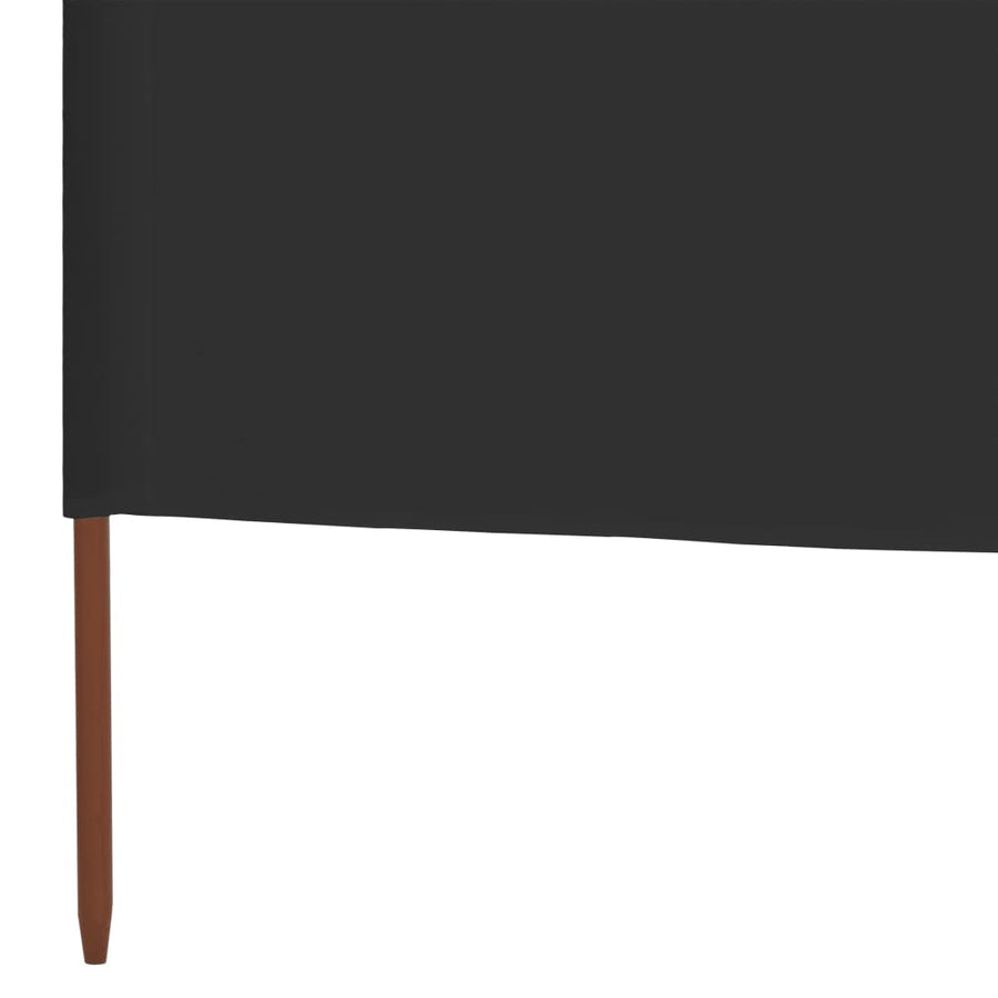 Windscherm 3-panelen 400x120 cm stof antraciet