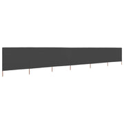 Windscherm 800x80 cm stof grijs