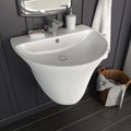 Wasbak Wit 56 x 48 x 42 cm Geglazuurd Keramiek