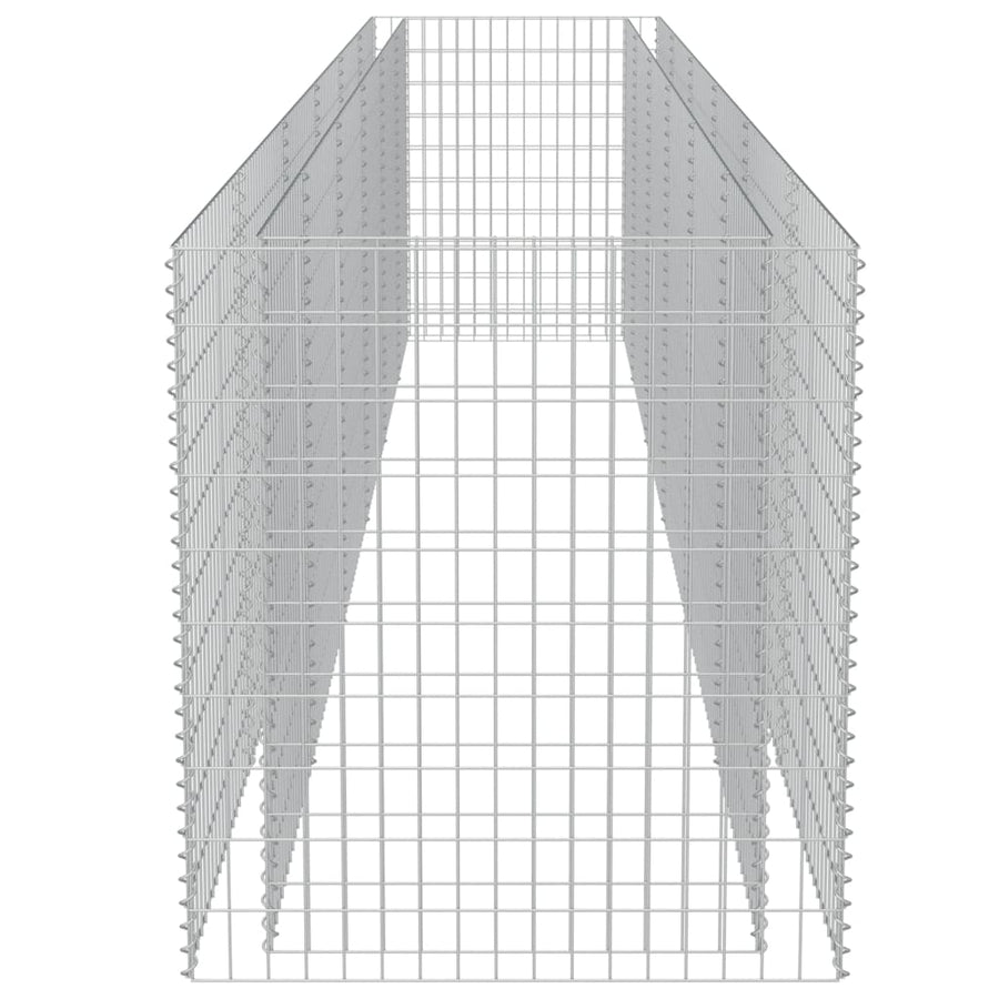 Gabion Plantenbak Verhoogd Gegalvaniseerd Staal 540 x 90 x 100 cm