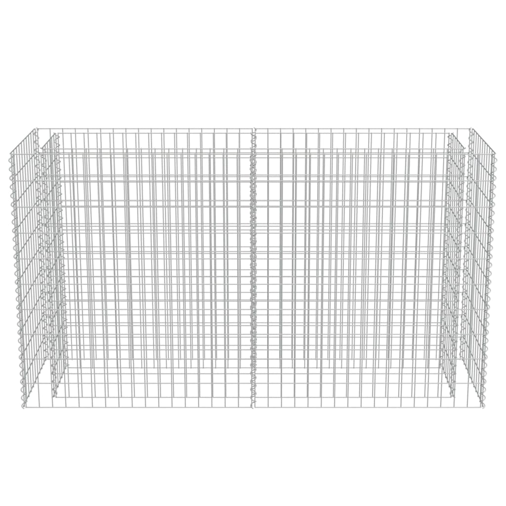 Gabion Plantenbak Verhoogd Gegalvaniseerd Staal 180 x 50 x 100 cm