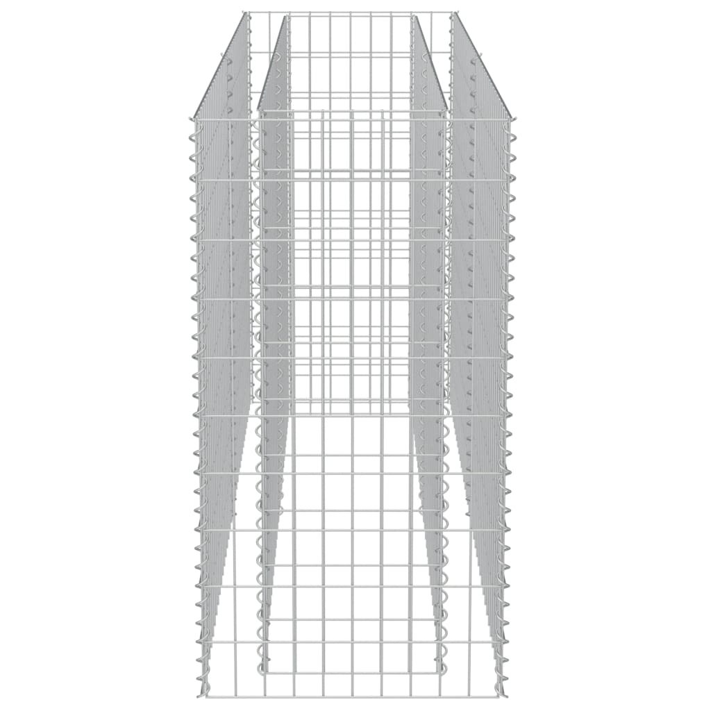 Gabion Plantenbak Verhoogd Gegalvaniseerd Staal 180 x 50 x 100 cm