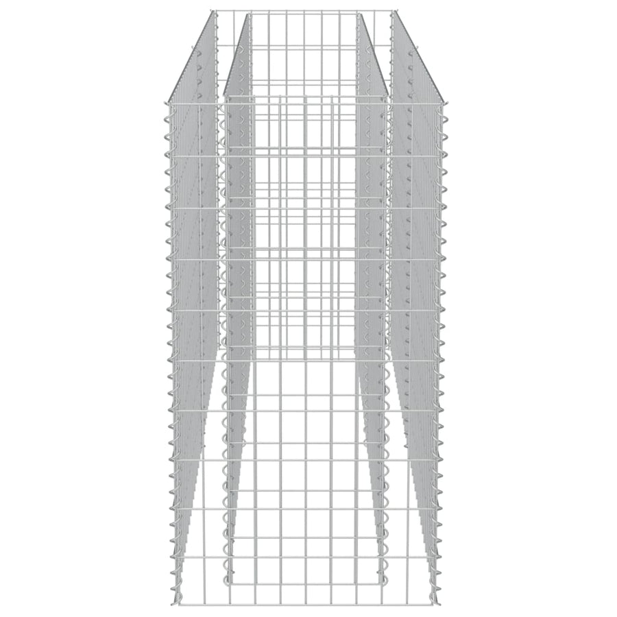 Gabion Plantenbak Verhoogd Gegalvaniseerd Staal 180 x 50 x 100 cm