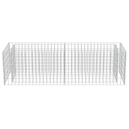 Gabion Plantenbak Verhoogd Gegalvaniseerd Staal 180 x 50 x 50 cm