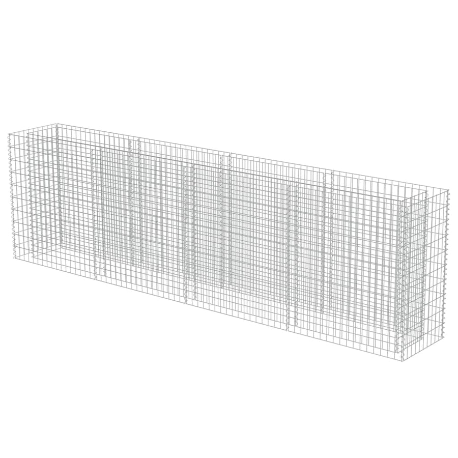 Gabion Plantenbak Verhoogd Gegalvaniseerd Staal 360 x 50 x 100 cm