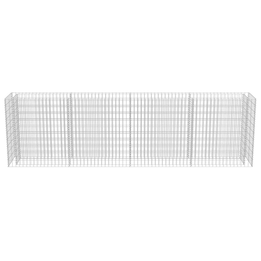 Gabion Plantenbak Verhoogd Gegalvaniseerd Staal 360 x 50 x 100 cm
