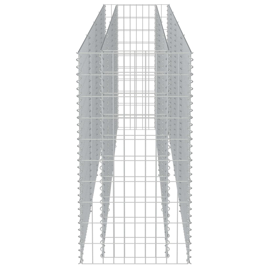 Gabion Plantenbak Verhoogd Gegalvaniseerd Staal 360 x 50 x 100 cm