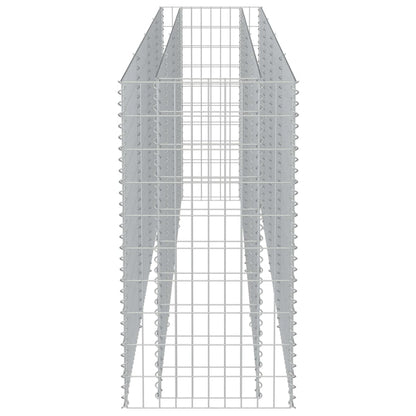 Gabion Plantenbak Verhoogd Gegalvaniseerd Staal 360 x 50 x 100 cm