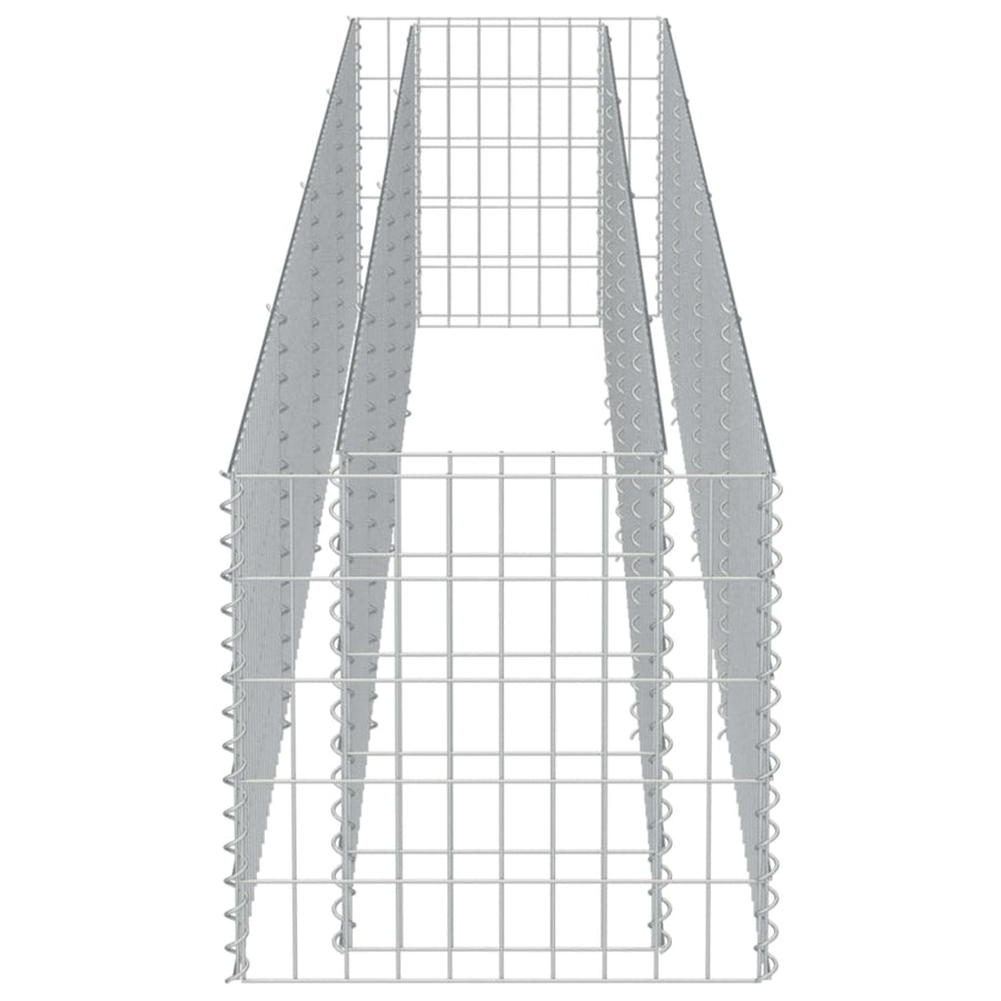 Gabion Plantenbak Verhoogd Gegalvaniseerd Staal 360 x 50 x 50 cm