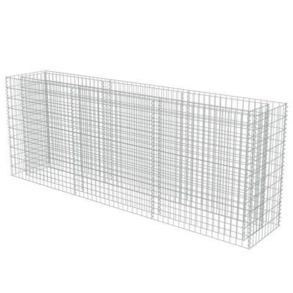Gabion Plantenbak Verhoogd Gegalvaniseerd Staal 270 x 50 x 100 cm