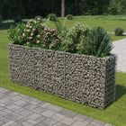 Gabion plantenbak 270x50x100 cm gegalvaniseerd staal