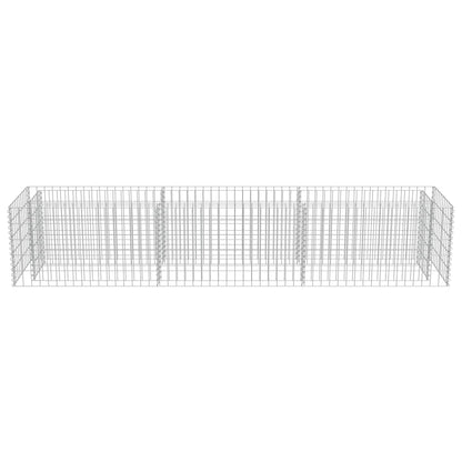 Gabion Plantenbak Verhoogd Gegalvaniseerd Staal 270 x 50 x 50 cm