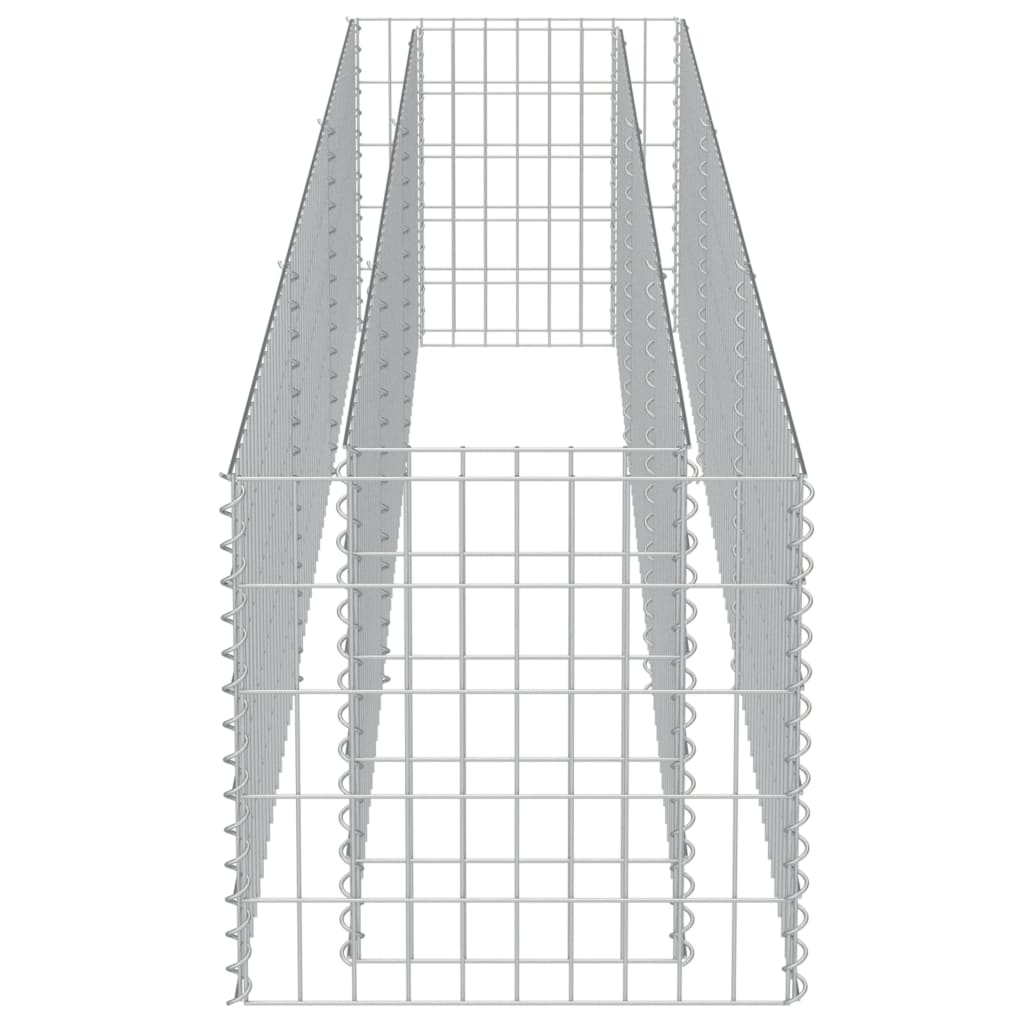 Gabion Plantenbak Verhoogd Gegalvaniseerd Staal 270 x 50 x 50 cm