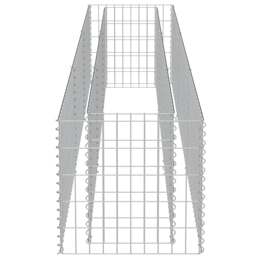 Gabion Plantenbak Verhoogd Gegalvaniseerd Staal 270 x 50 x 50 cm