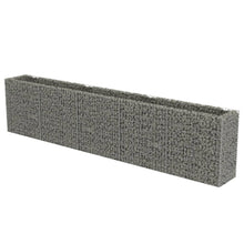 Gabion Plantenbak Verhoogd Gegalvaniseerd Staal 450 x 50 x 100 cm