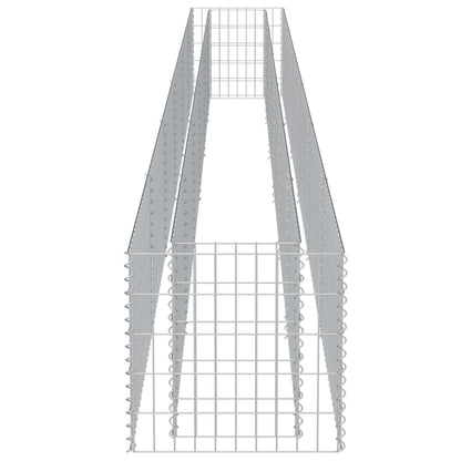 Gabion Plantenbak Verhoogd Gegalvaniseerd Staal 540 x 50 x 50 cm