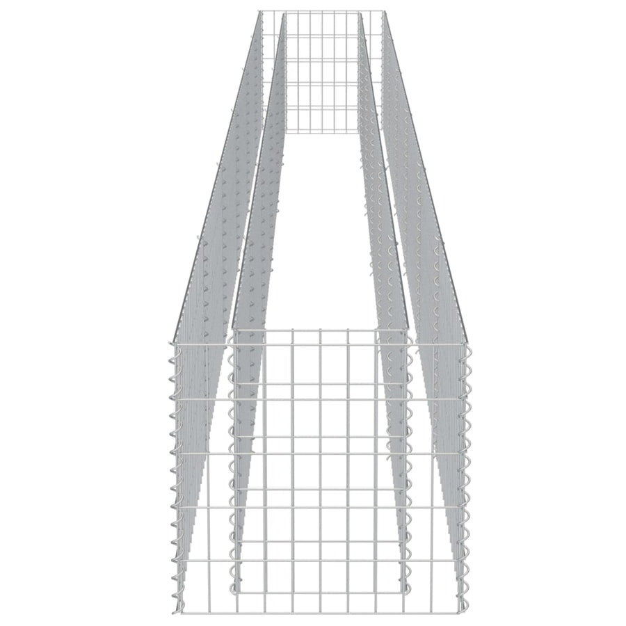Gabion Plantenbak Verhoogd Gegalvaniseerd Staal 540 x 50 x 50 cm