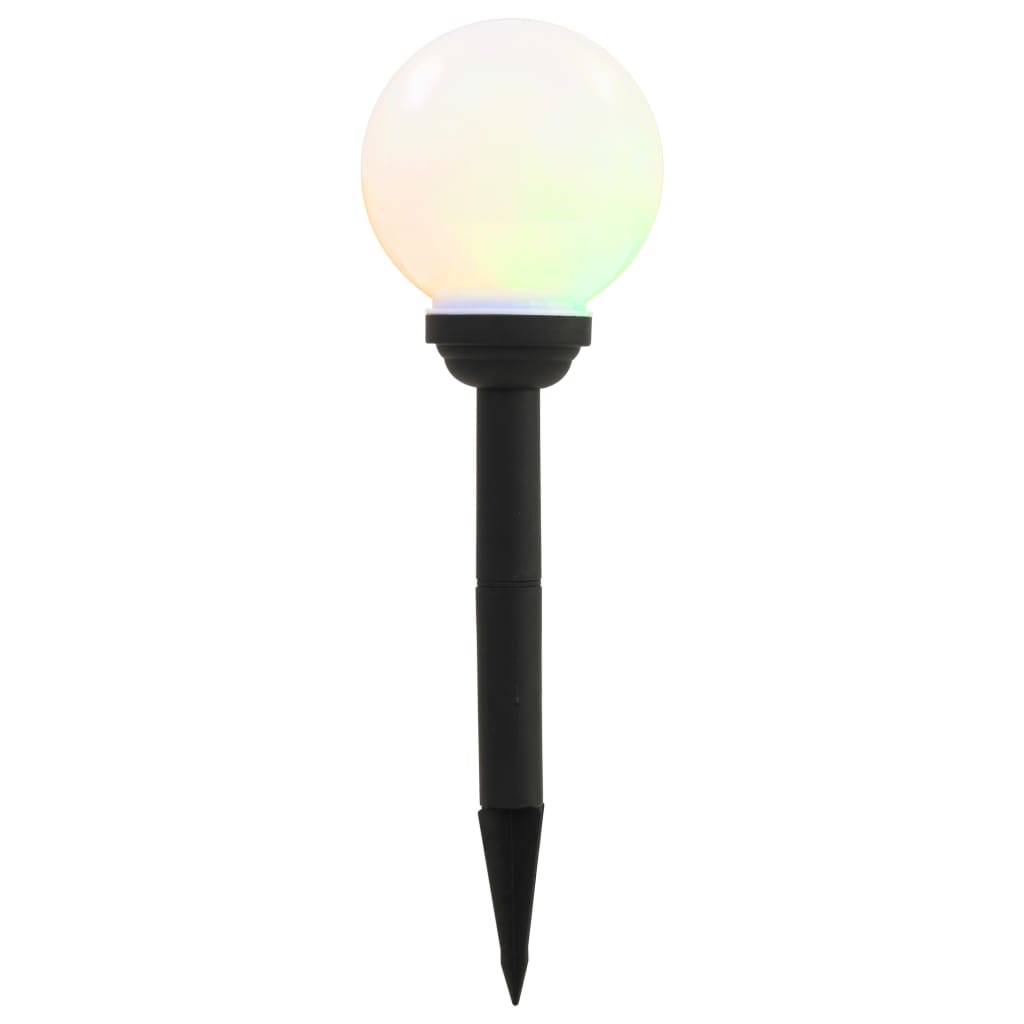 Led-Solarlampen Rond 5 Cm Rgb St 4
