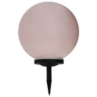 Led-solarlamp rond RGB wit
