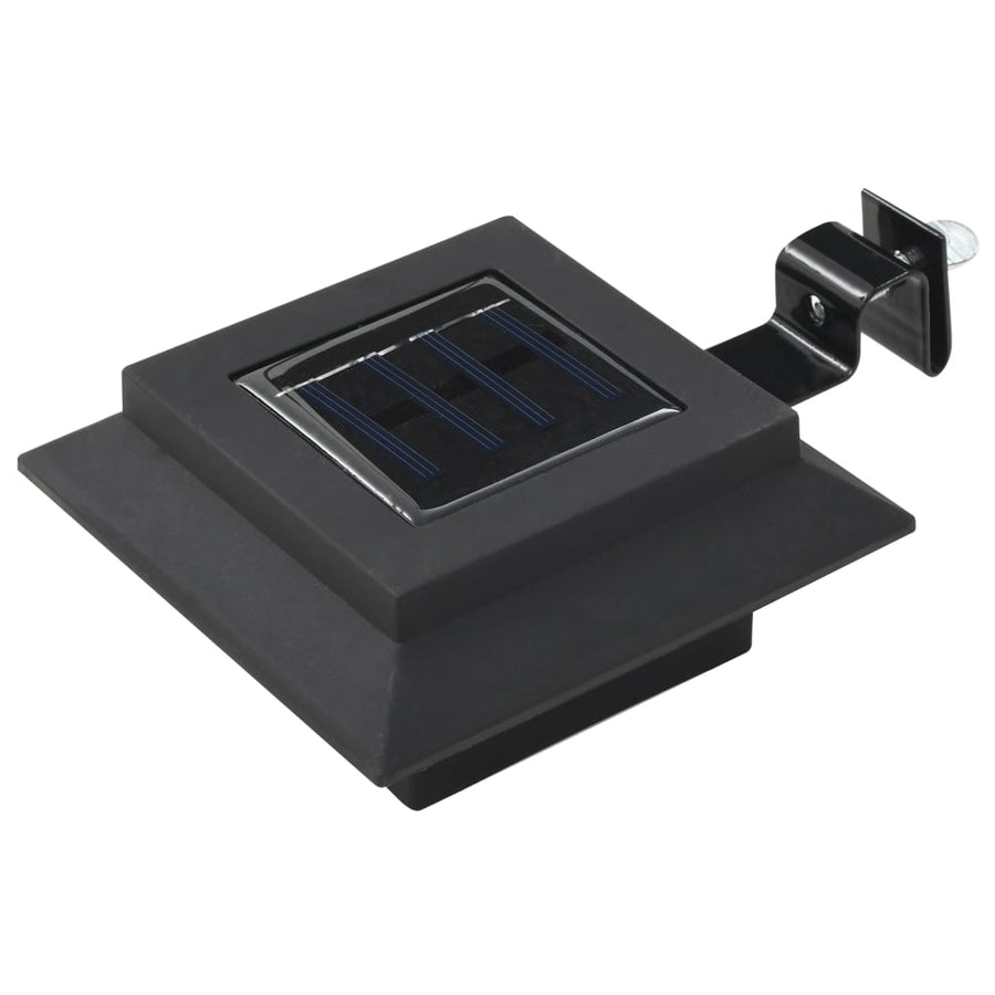 Led-Solarlampen Vierkant 2 Cm St 6 Zwart