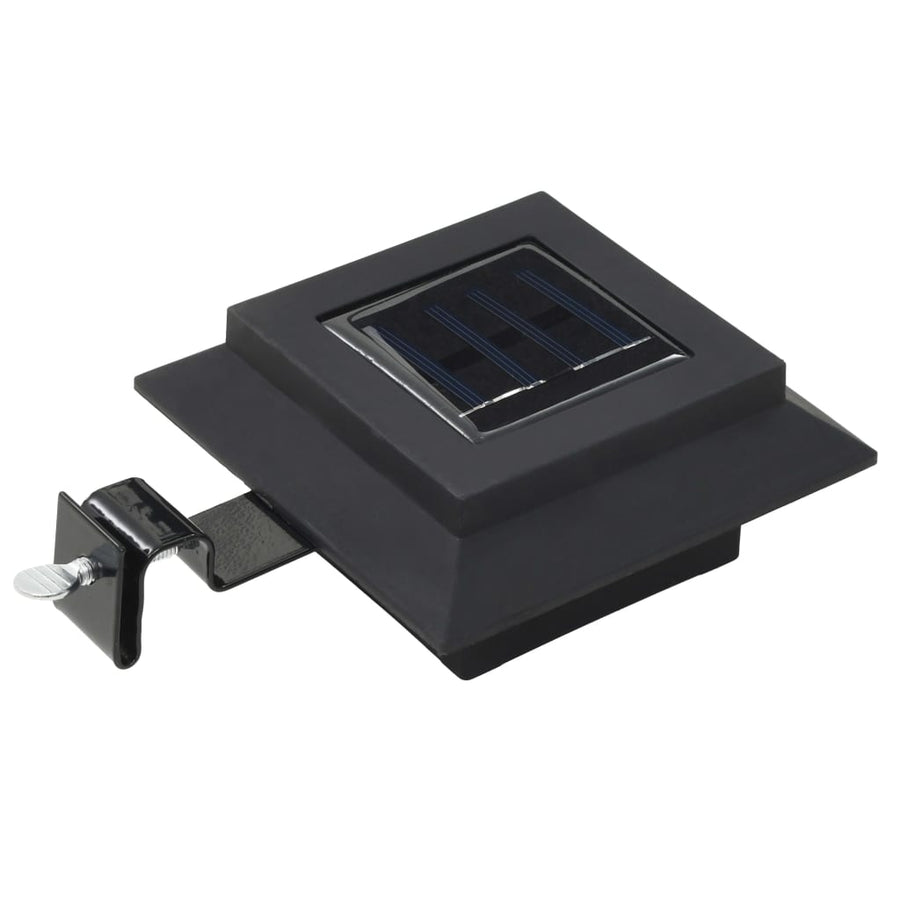 Led-Solarlampen Vierkant 2 Cm St 6 Zwart