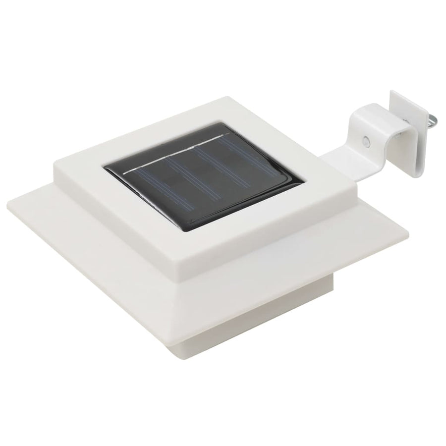 Led-Solarlampen Vierkant 2 Cm St 6 Wit