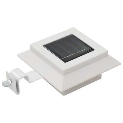 Led-Solarlampen Vierkant 2 Cm St 6 Wit