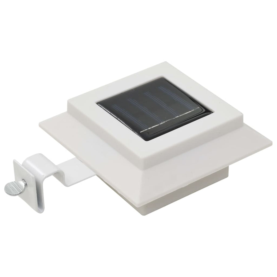 Led-Solarlampen Vierkant 2 Cm St 6 Wit