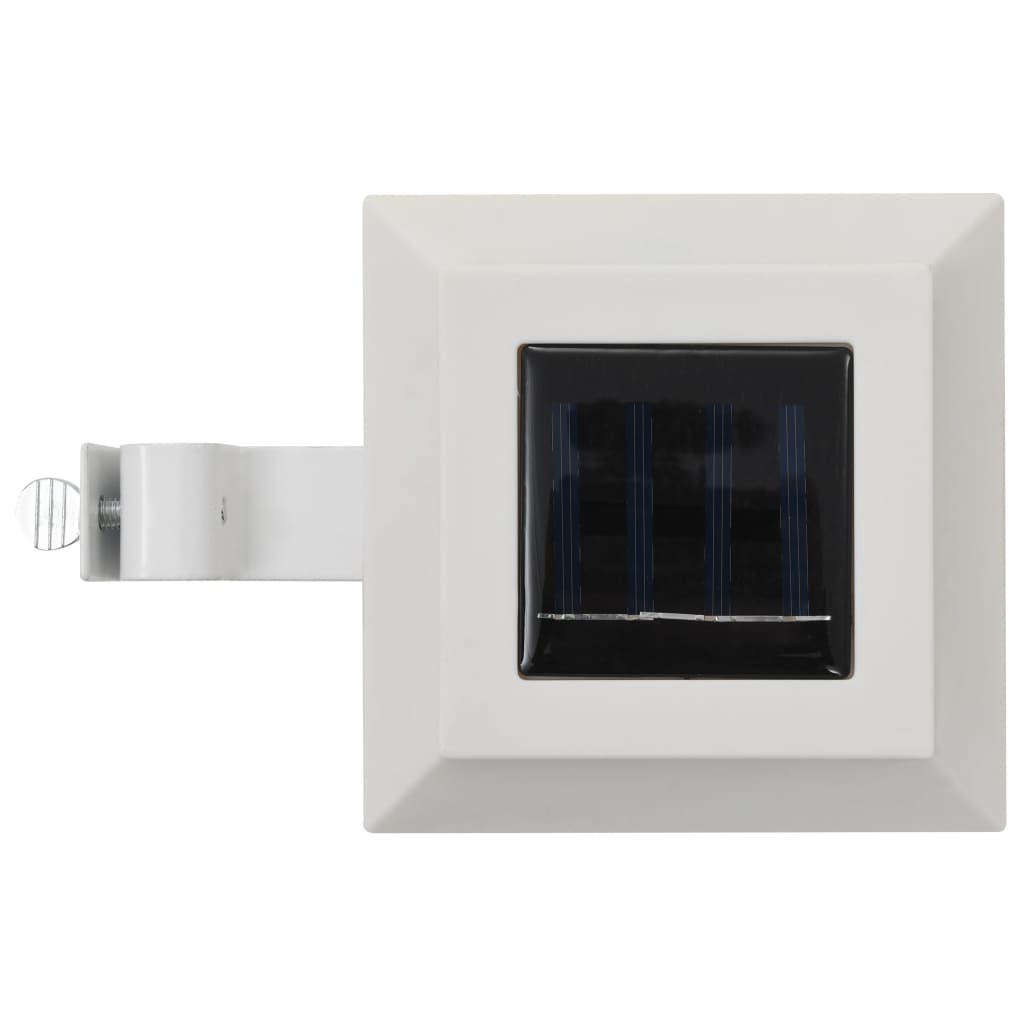Led-Solarlampen Vierkant 2 Cm St 6 Wit