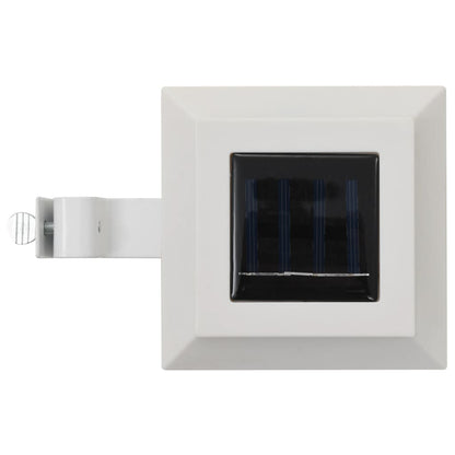 Led-Solarlampen Vierkant 2 Cm St 6 Wit