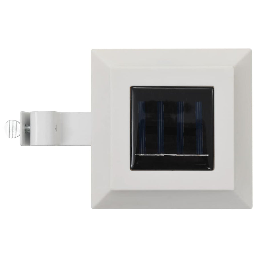 Led-Solarlampen Vierkant 2 Cm St 6 Wit