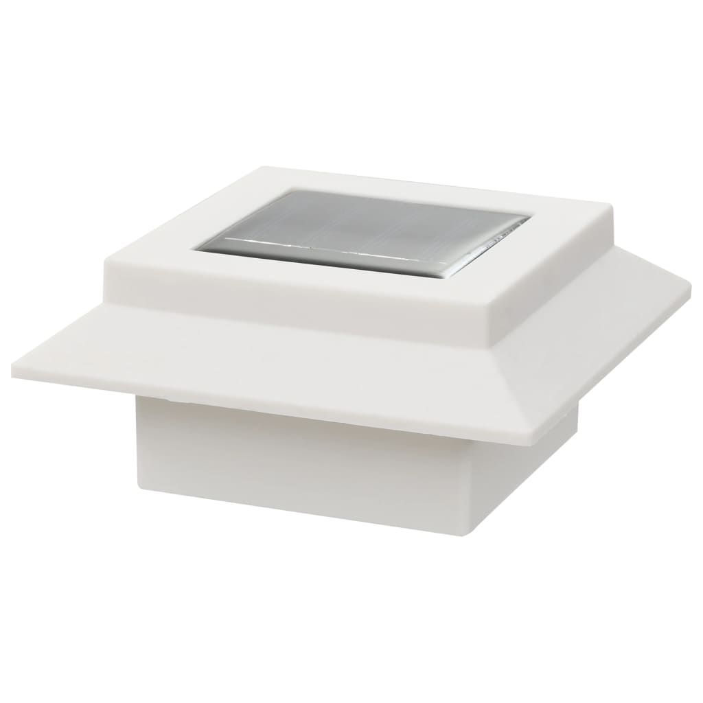 Led-Solarlampen Vierkant 2 Cm St 6 Wit