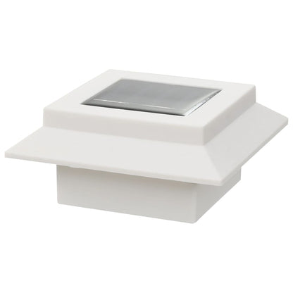 Led-Solarlampen Vierkant 2 Cm St 6 Wit