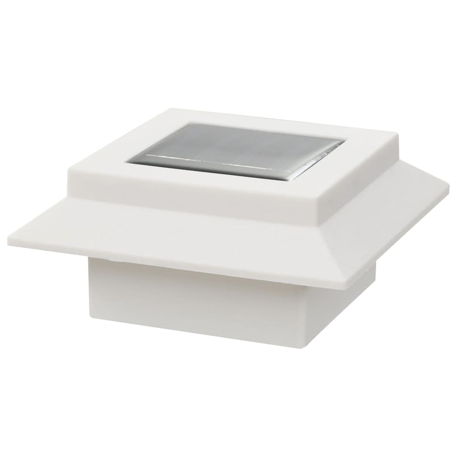 Led-Solarlampen Vierkant 2 Cm St 6 Wit