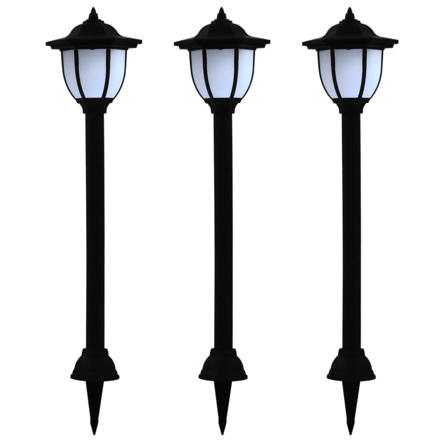 Led-Solarlampen Zwart St 3
