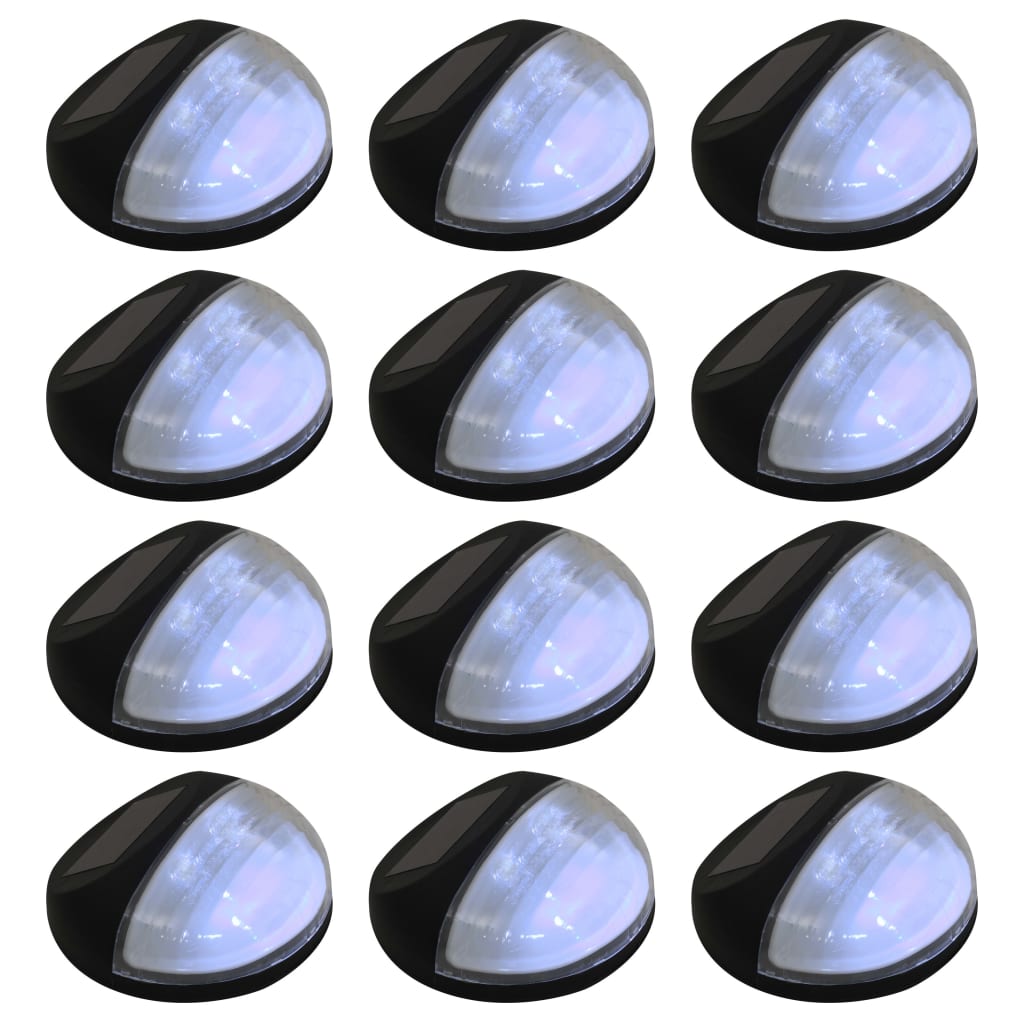 Led-Wandlampen Solar Rond 12 St 12